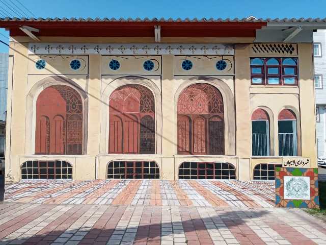 دیوارنگاره های جدید  شهرداری لاهیجان